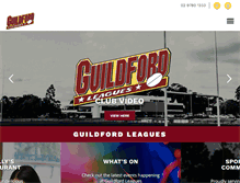 Tablet Screenshot of guildfordleagues.com.au